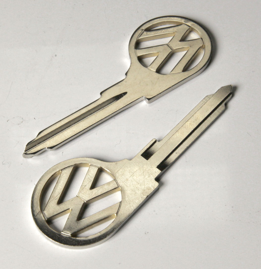 Original Volkswagen VW key blank vehicle key profile AH 191837219B
